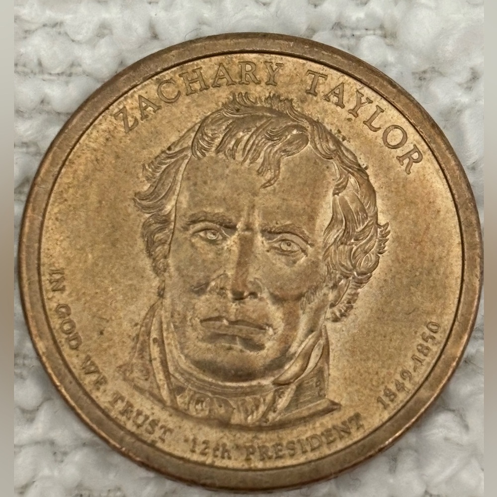 RARE 1849-1850 Zachary Taylor $1 coin